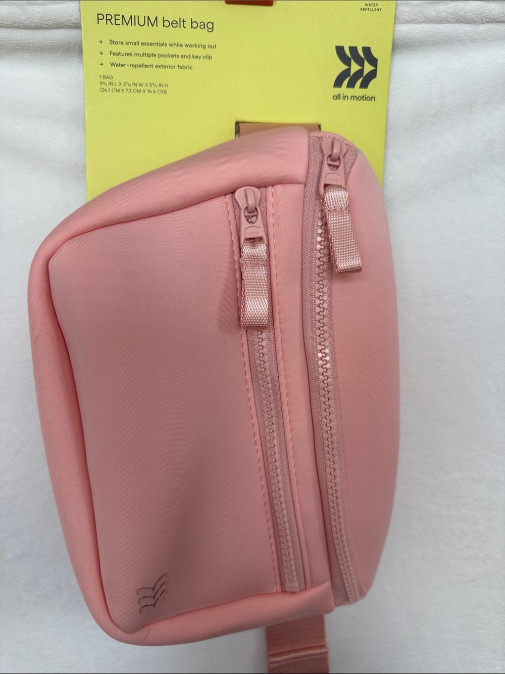all in motion Pink Premium Crossbody Belt Bag